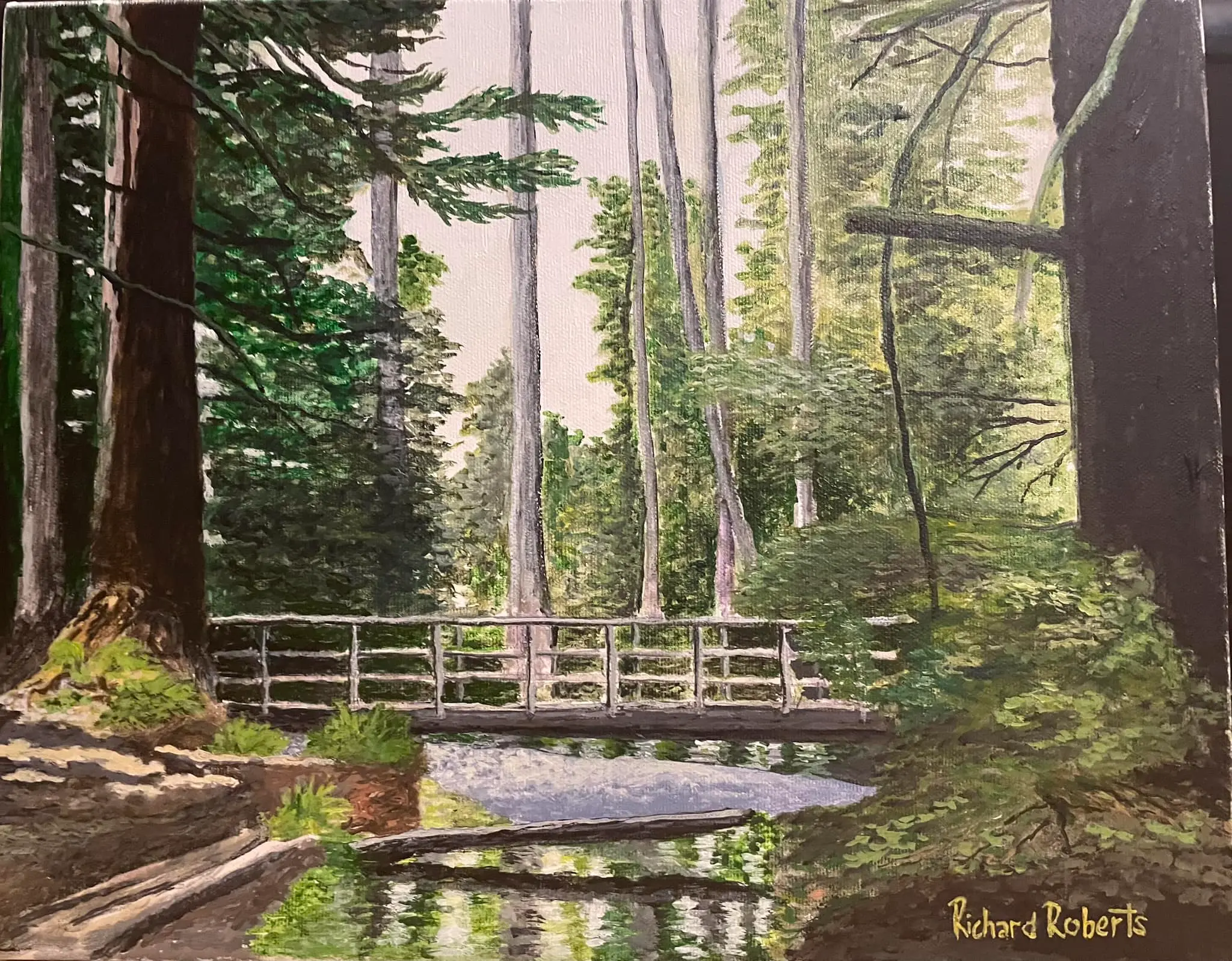 Original art by Richard Roberts. Roberts Creek Sechelt