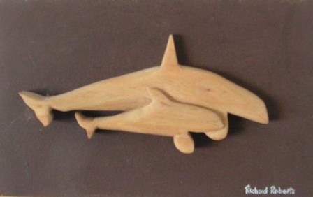 Cherry wood carving by Richard Roberts